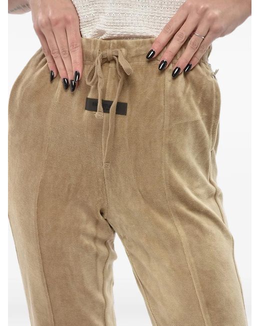 Fear Of God Natural Logo-Patch Track Pants