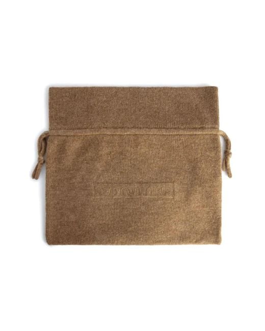 Zadig & Voltaire Brown Cashmere Socks