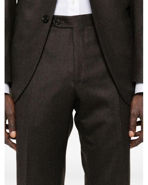 Corneliani Black Two-Button Wool Suit for men