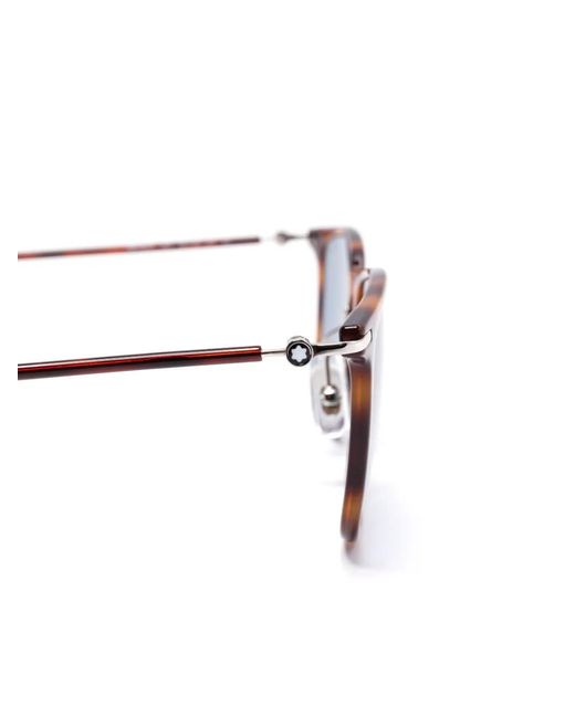 Montblanc Blue Tortoiseshell-Effect Sunglasses for men