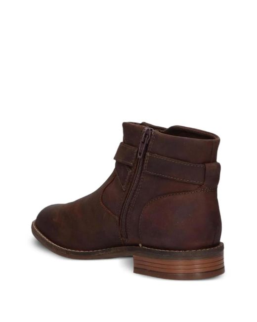 Clarks Brown Brean Ankle Boots