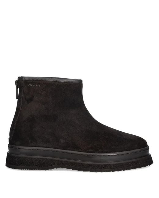 Gant Black Blistown Zip-Fastening Boots