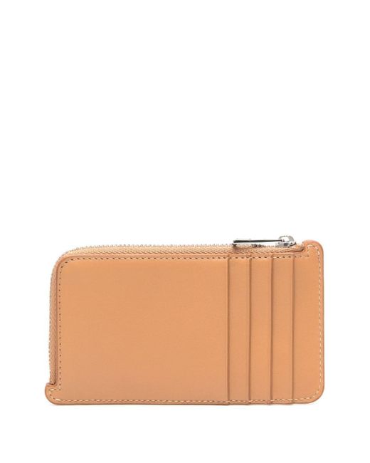 Loewe Orange Anagram-debossed Leather Card Holder for men