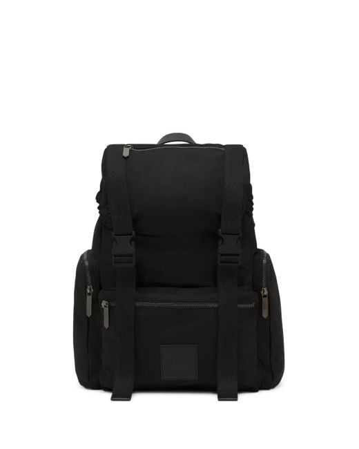 Lanvin Rucksack Mit Logo-Patch in Black für Herren
