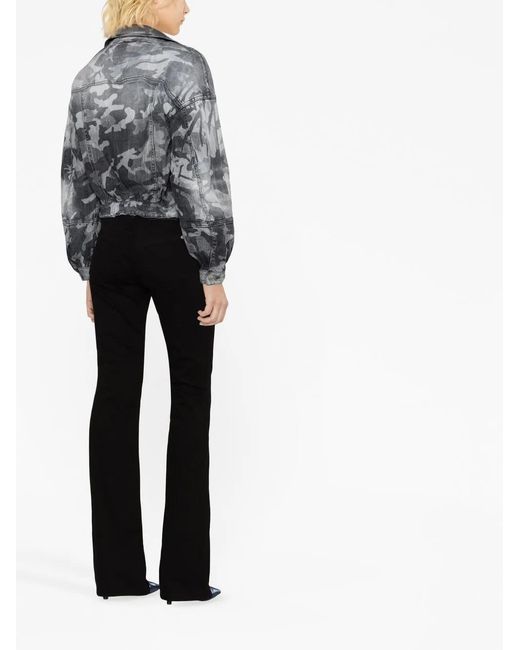 DSquared² Low-Rise Flared Jeans in het Black