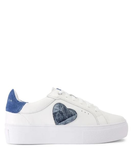 Sneakers Lana Heart di Kurt Geiger in Blue