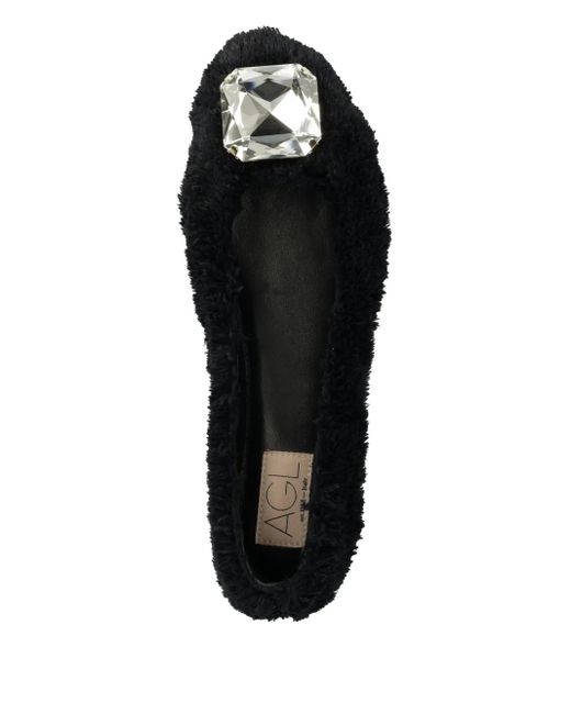 Agl Attilio Giusti Leombruni Black Milly Ballerina Shoes