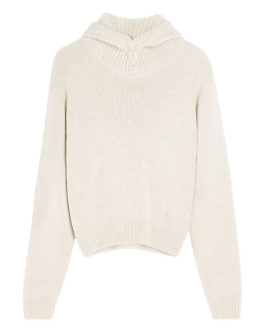 Lemaire リブニット セーター White
