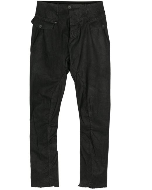 Masnada Black Mid-rise Skinny Trousers for men