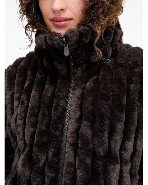 Save The Duck Black Textured Pufer Jacket