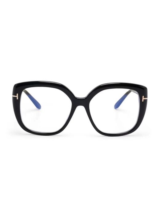 Occhiali A Farfalla di Tom Ford in Black