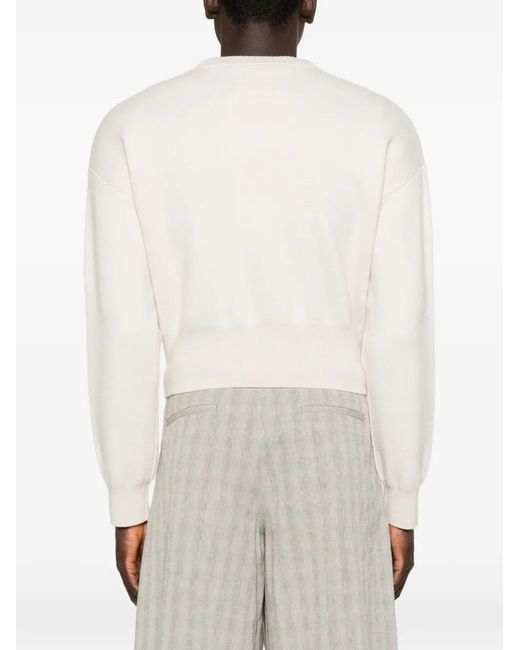 Extreme Cashmere White Xtra Fun Zip Cashmere Cardigan