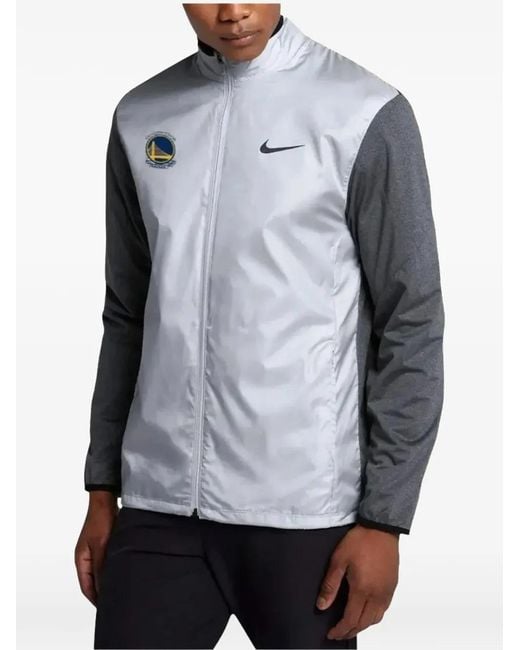 Nike Gray Shield Golden State Warriors Jacket for men