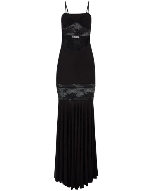 Nina Ricci レースディテール マキシドレス Black