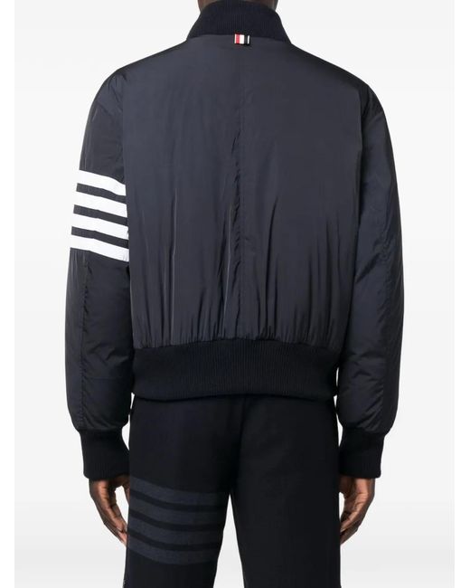 Thom Browne Gestreept Bomberjack in het Blue voor heren