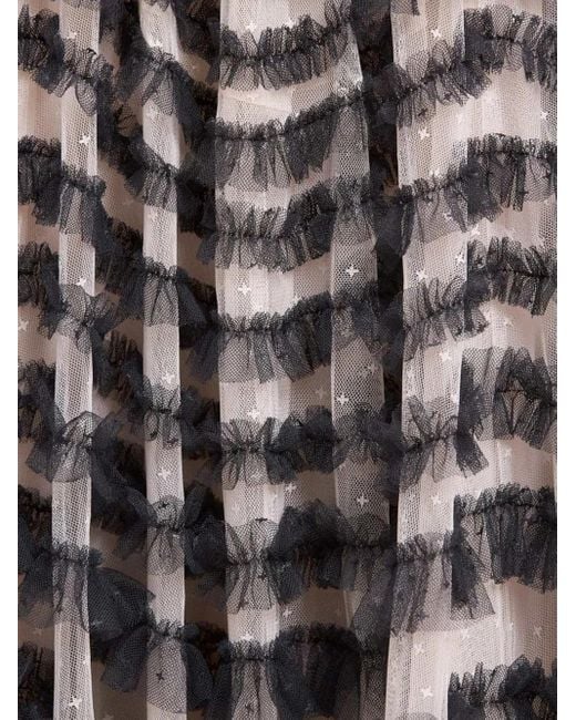 Needle & Thread ラッフル マキシドレス Black