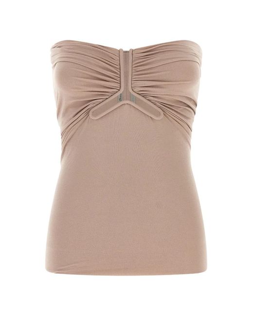 Rick Owens Natural Alannah Cut-Out Top