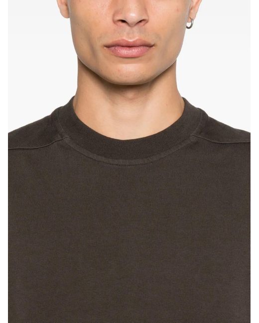 Rick Owens Jumbo Mouwloze Top Met Gerafelde Rand in het Brown voor heren