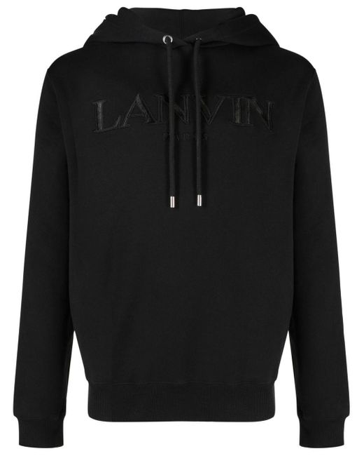 Lanvin Felpa Paris in Black for Men | Lyst UK