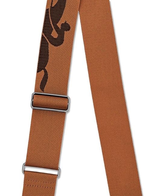 Longchamp Brown Adjustable Shoulder Strap
