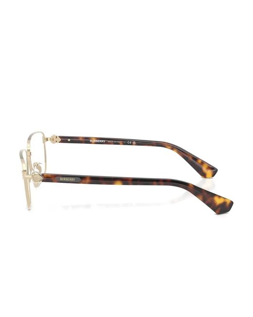 Burberry Natural Rectangle-Frame Tortoiseshell-Temple Glasses for men