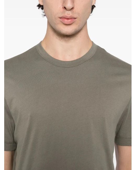 James Perse Gray Brushed Lotus T-Shirt for men
