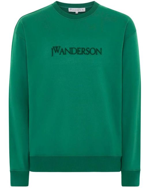 メンズ J.W. Anderson ロゴ スウェットシャツ Green