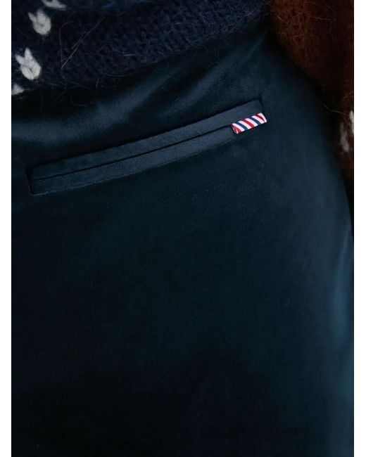 La Petite Francaise Blue Praline Pleated Trousers