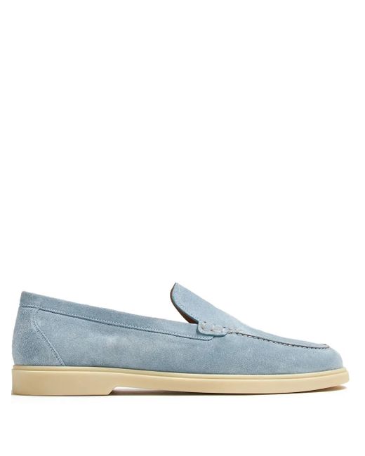 Magnanni Shoes Blue Sophie Loafers