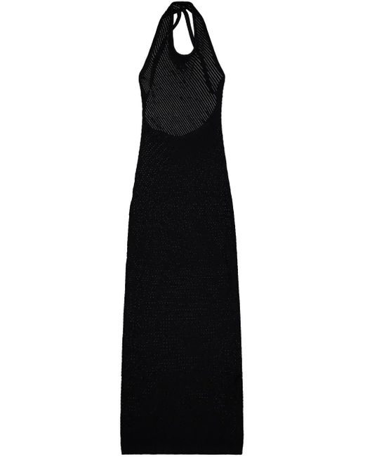 Laneus ニット マキシドレス Black