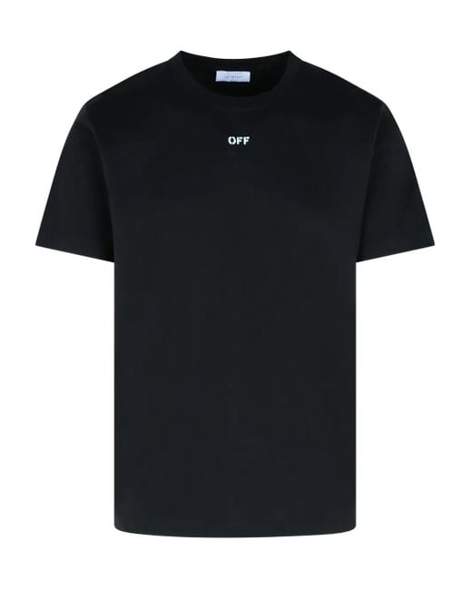 Off-White c/o Virgil Abloh 'Brush Arrow' T-Shirt in Black für Herren