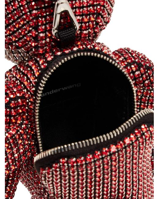 Alexander Wang Red Beiress Dragon Clutch Bag - Women's - Nylon/glass/crystal