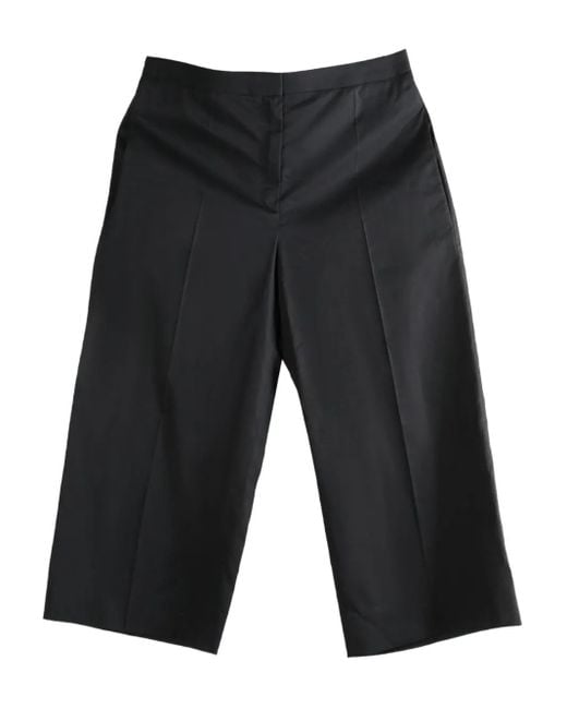 The Row Gray Cropped Tailored Trousers