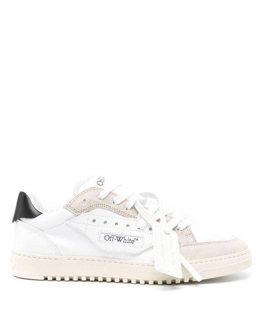 Sneakers 5.0 in pelle di Off-White c/o Virgil Abloh in White da Uomo