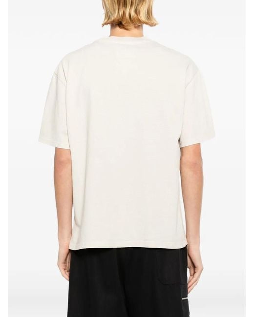 Melt White Pomegranate-Print T-Shirt for men