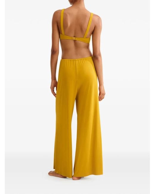 Eres Yellow Zelie Drawstring Trousers
