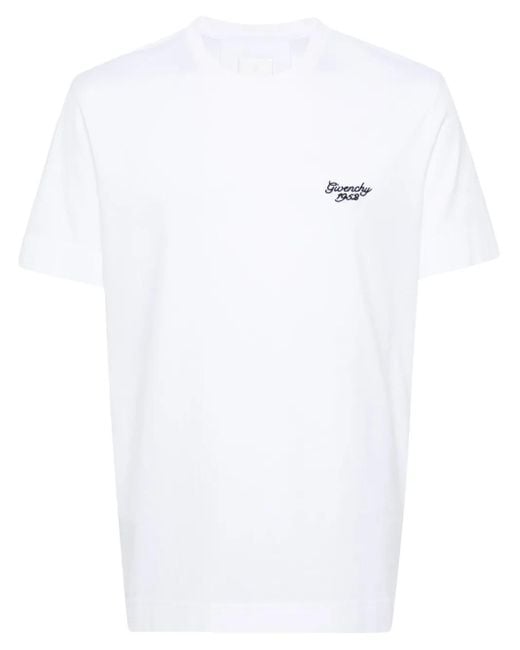 Givenchy White T-shirt 1952 Slim In Cotone for men