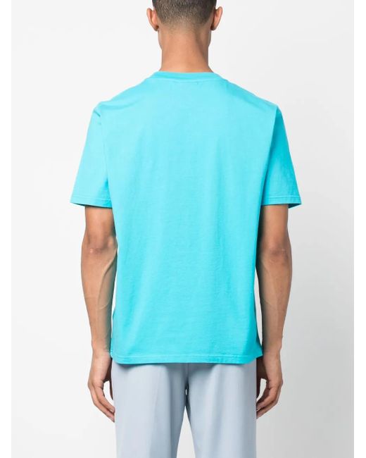 BOTTER Blue Slogan-Print Organic Cotton T-Shirt