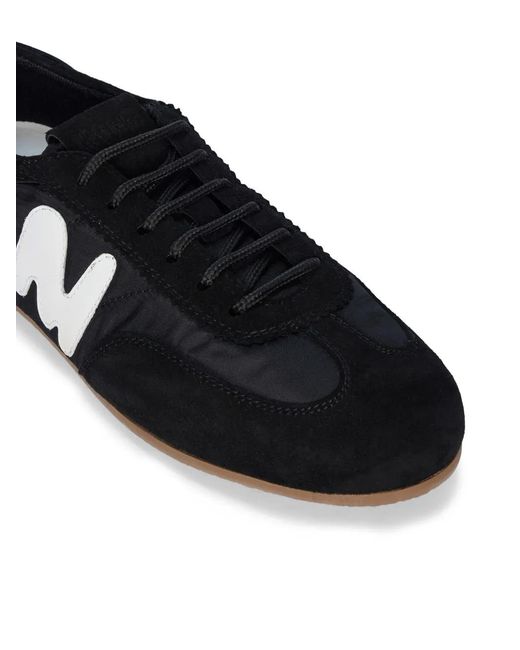 MSGM Black Logo Sneakers