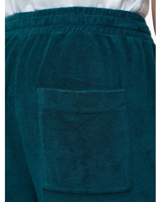 Pantalones cortos de chándal en tejido de rizo Closed de hombre de color Blue