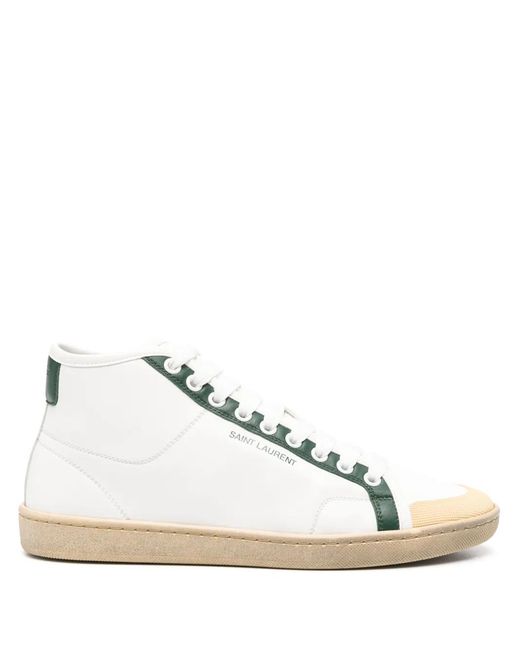 Saint Laurent White Sl39 Sneakers