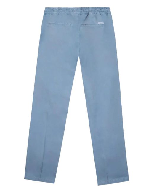Maison Labiche Blue Drawstring Trousers for men