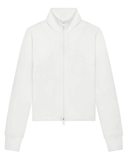 Courreges White Scuba-Jersey Jacket