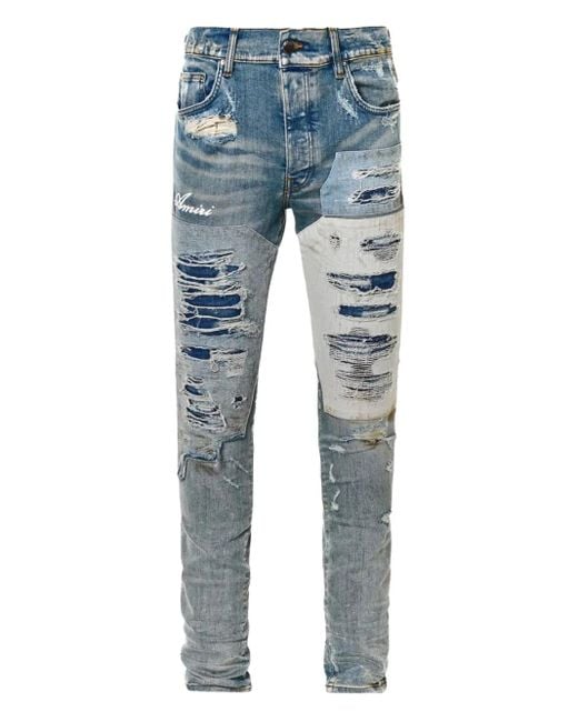 Amiri Blue Stadium Artisinal Jeans for men