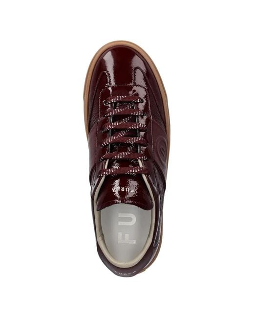 Furla Brown Enjoy Panelled Sneakers