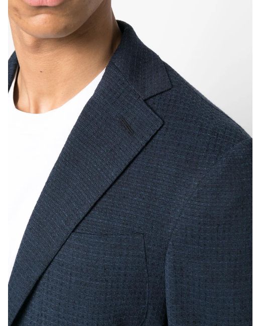 The Gigi Blue Single-Breasted Blazer for men