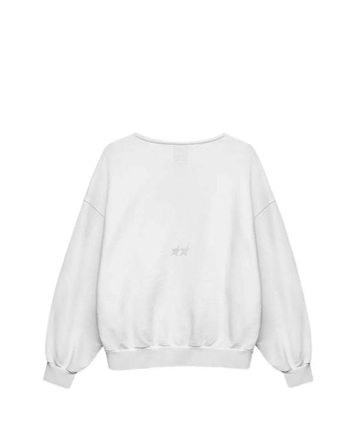 Twojeys White Kangaroo-Pocket Sweatshirt for men