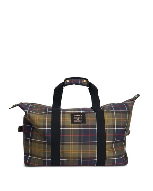 Barbour Black Torridon Logo-Patch Holdalls for men