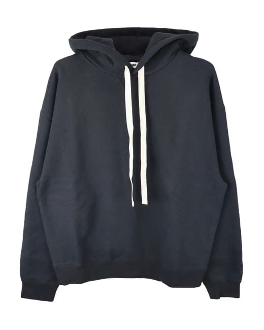 Jil Sander ドローストリング パーカー Black