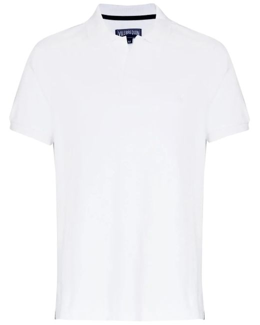 Vilebrequin White Palatin Cotton Polo Shirt for men